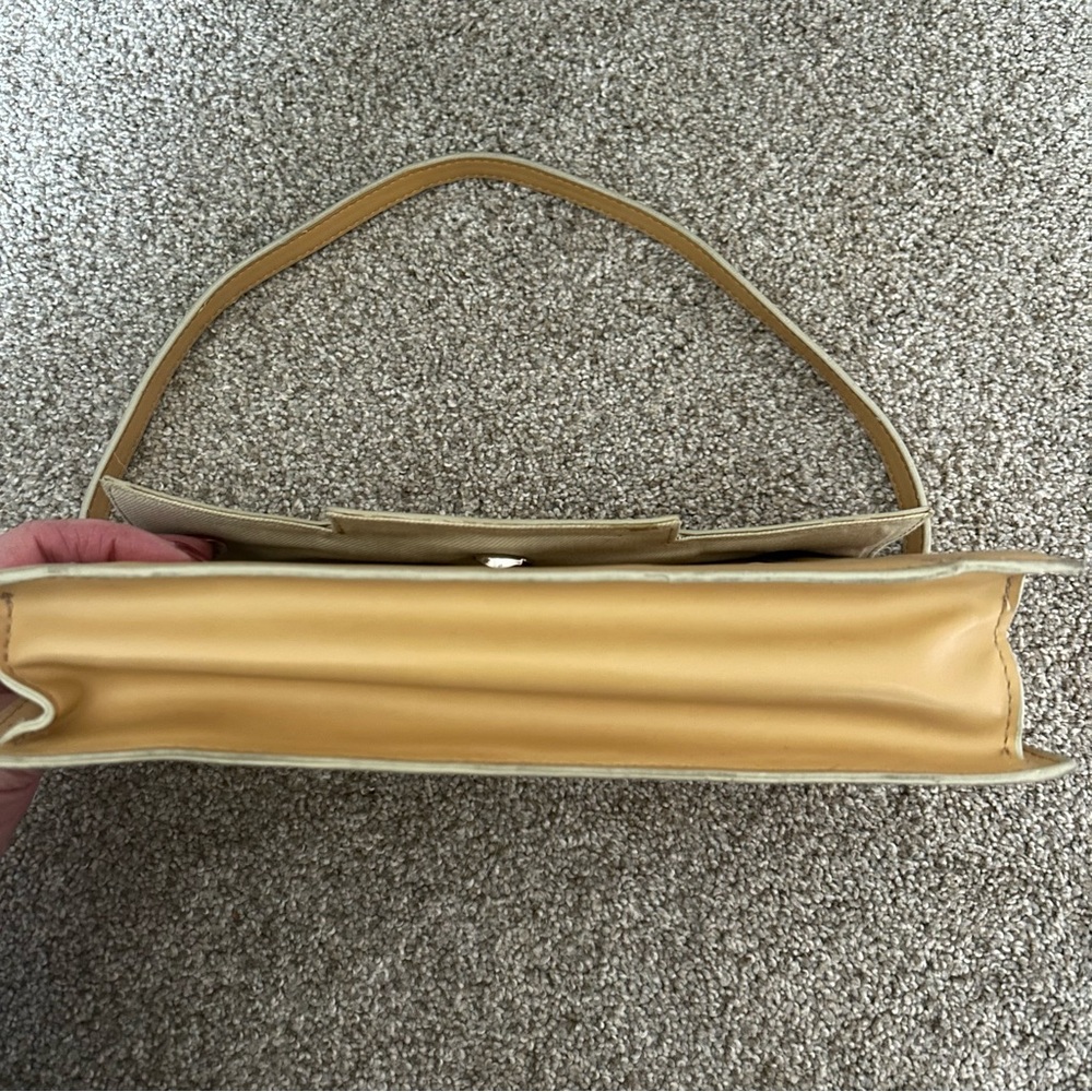 90’s Y2K tan shoulder purse clutch wallet - Picture 7 of 7